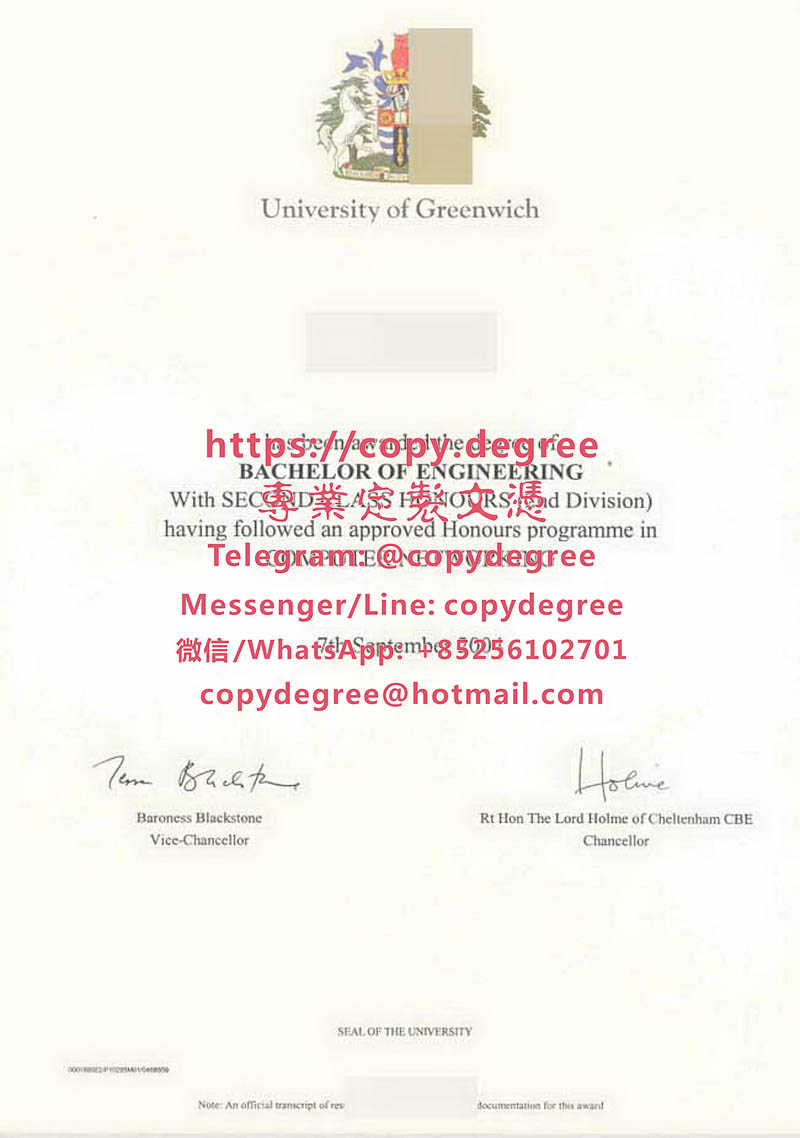 格林威治大學文憑樣本|製作格林威治大學博士碩士學位證書|代办格林威治大学