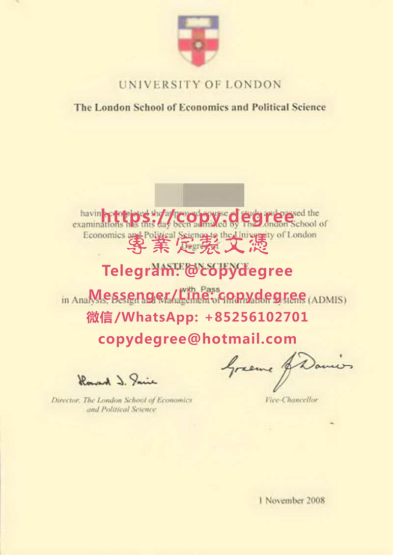 倫敦政治經濟學院文憑樣本|辦理倫敦政治經濟學院畢業證書|制作伦敦政治经济