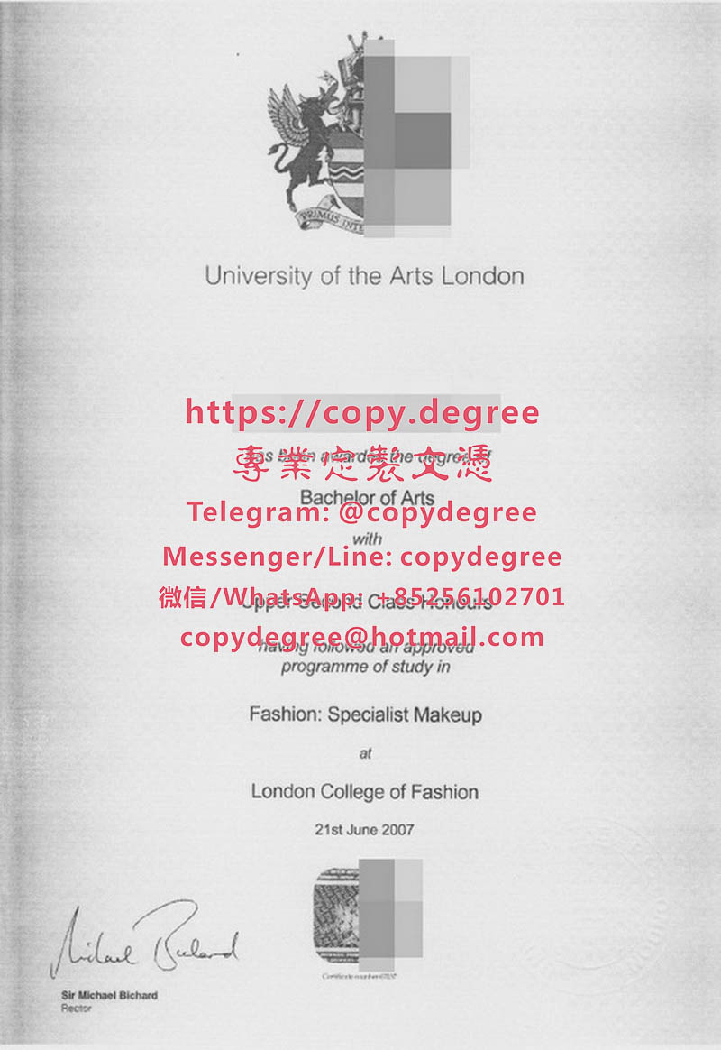 倫敦藝術大學學位證書範本|辦理倫敦藝術大學畢業證書|制作伦敦艺术大学文凭