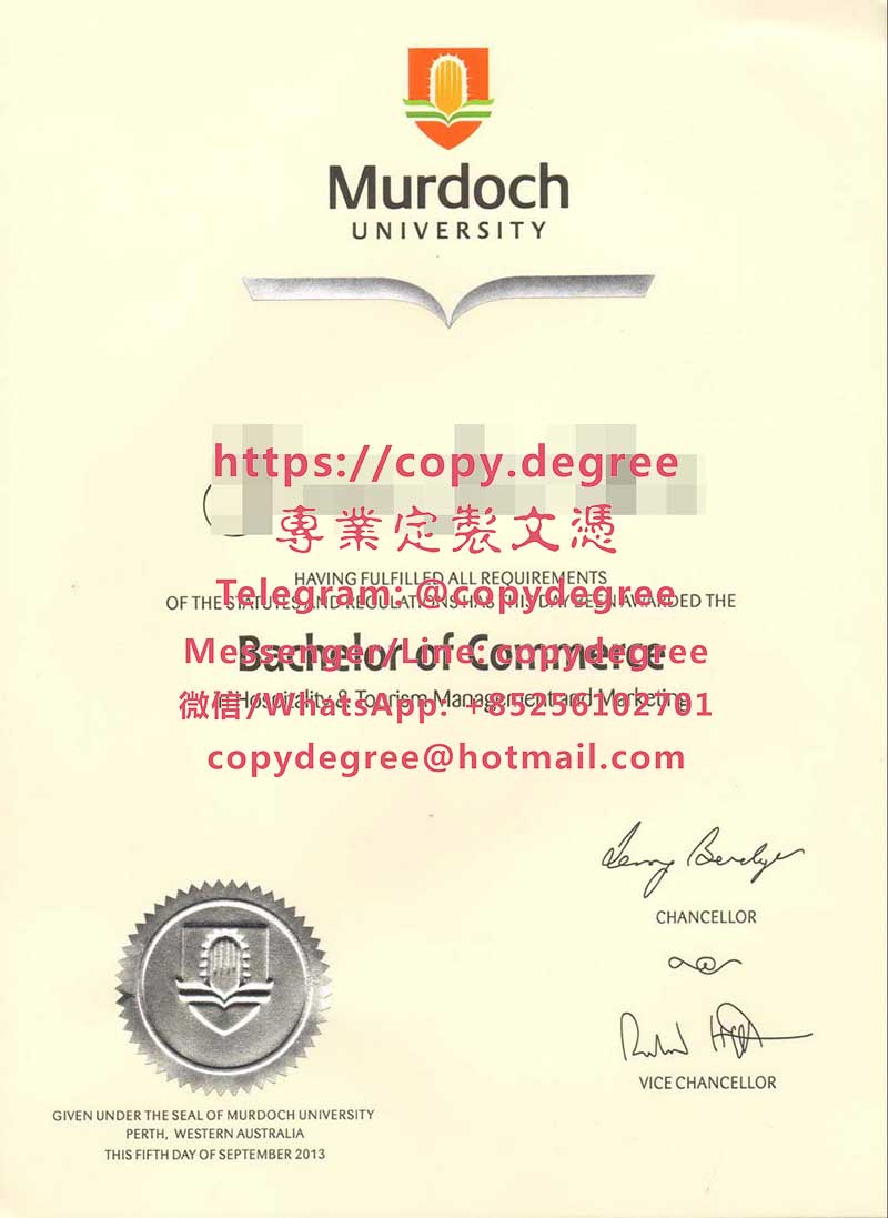默多克大學學士學位證書範本|辦理默多克大學博士碩士學位證書|制作默多克大