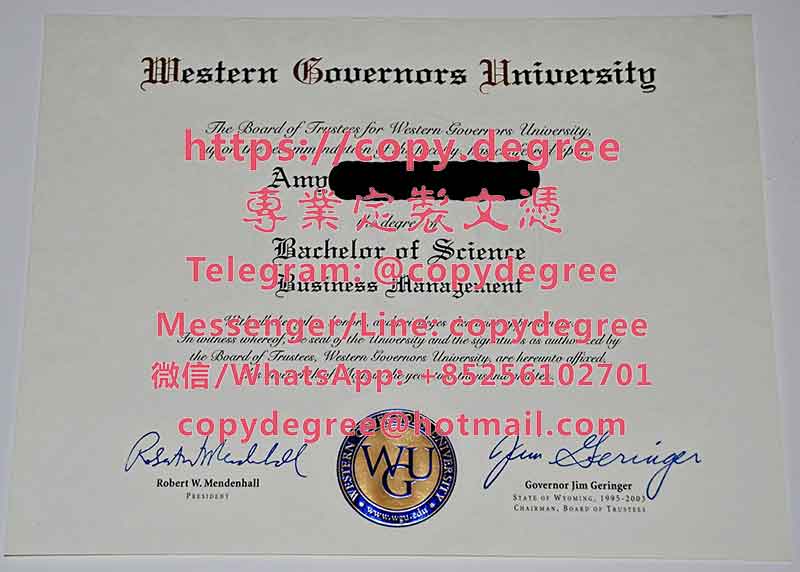 西部州长大学学位证书模板|办理西部州长大学博士硕士学位证书|製作西部州長