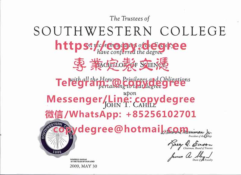 美国西南学院文凭样板|办理美国西南学院毕业证书|製作美國西南學院博士碩士